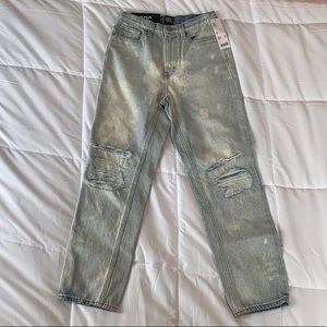 BDG Slim Straight High-Waisted Jeans